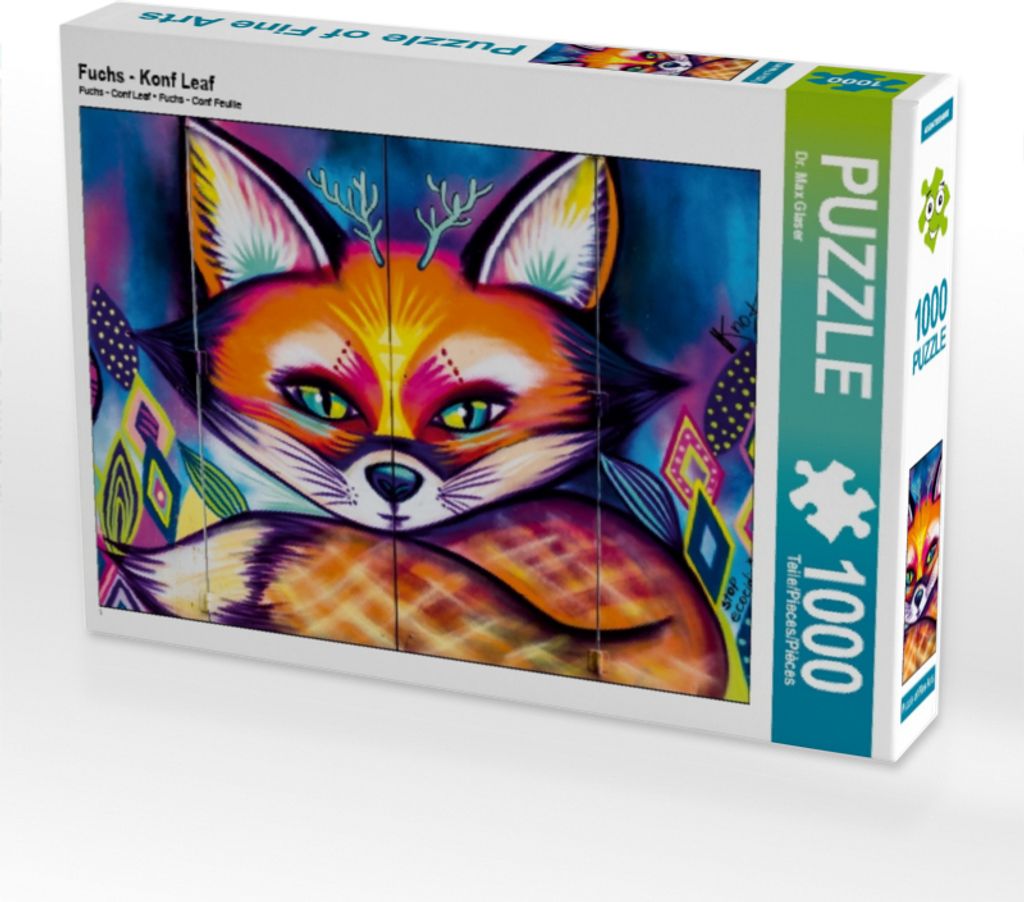 Calvendo Fuchs - Konf Leaf 1000 Teile Puzzle quer 640x480mm, Max Glaser Dr.; 7445996