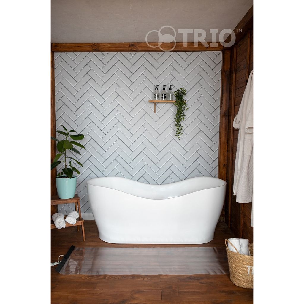 TRIO Infrarot-Heizstrahler, Infrarot-Fußbodenheizung 100x60 Produktbild 2