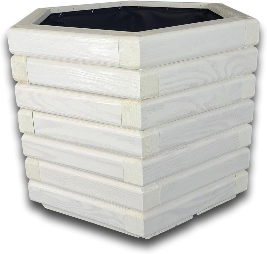 HolzGarden Pflanzkübel Holz 50x40x43 cm Imprägniert Farbe Produktbild 