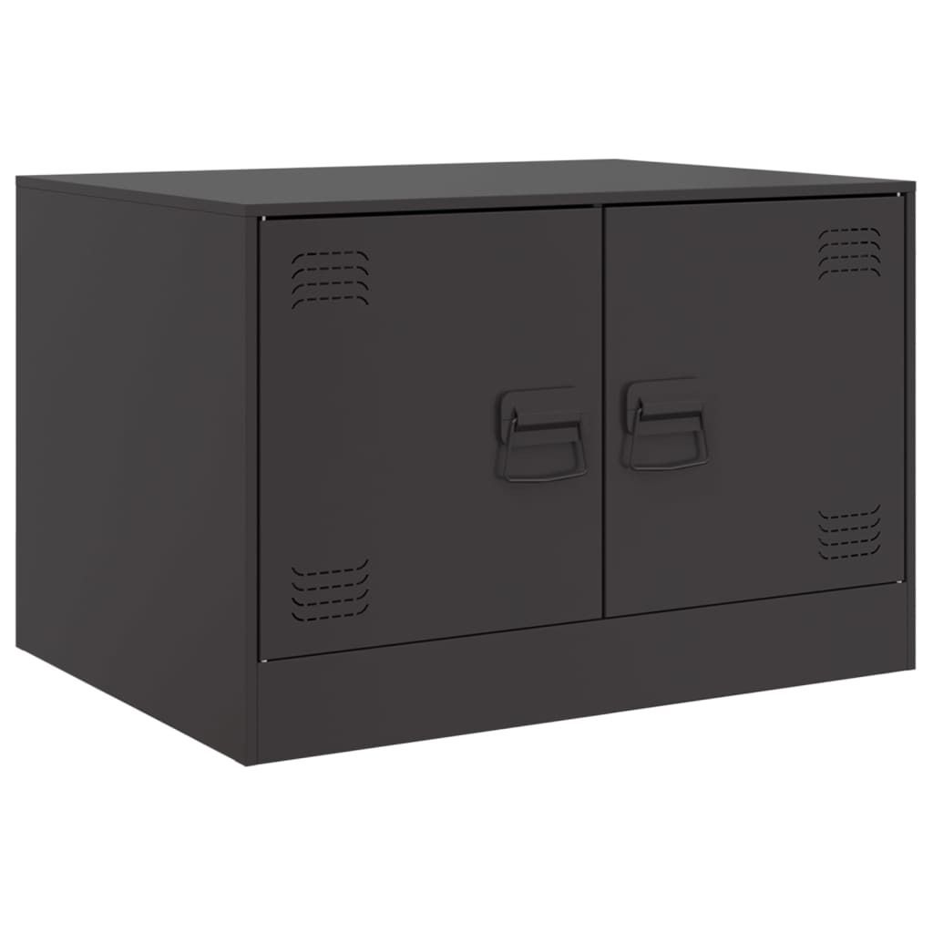 "2026 Aktion"Satztische/Couchtisch elegantes Design - Wohnzimmertisch - Schwarz 67x50x44cm Stahl - Couchtische NeuMöbel661137