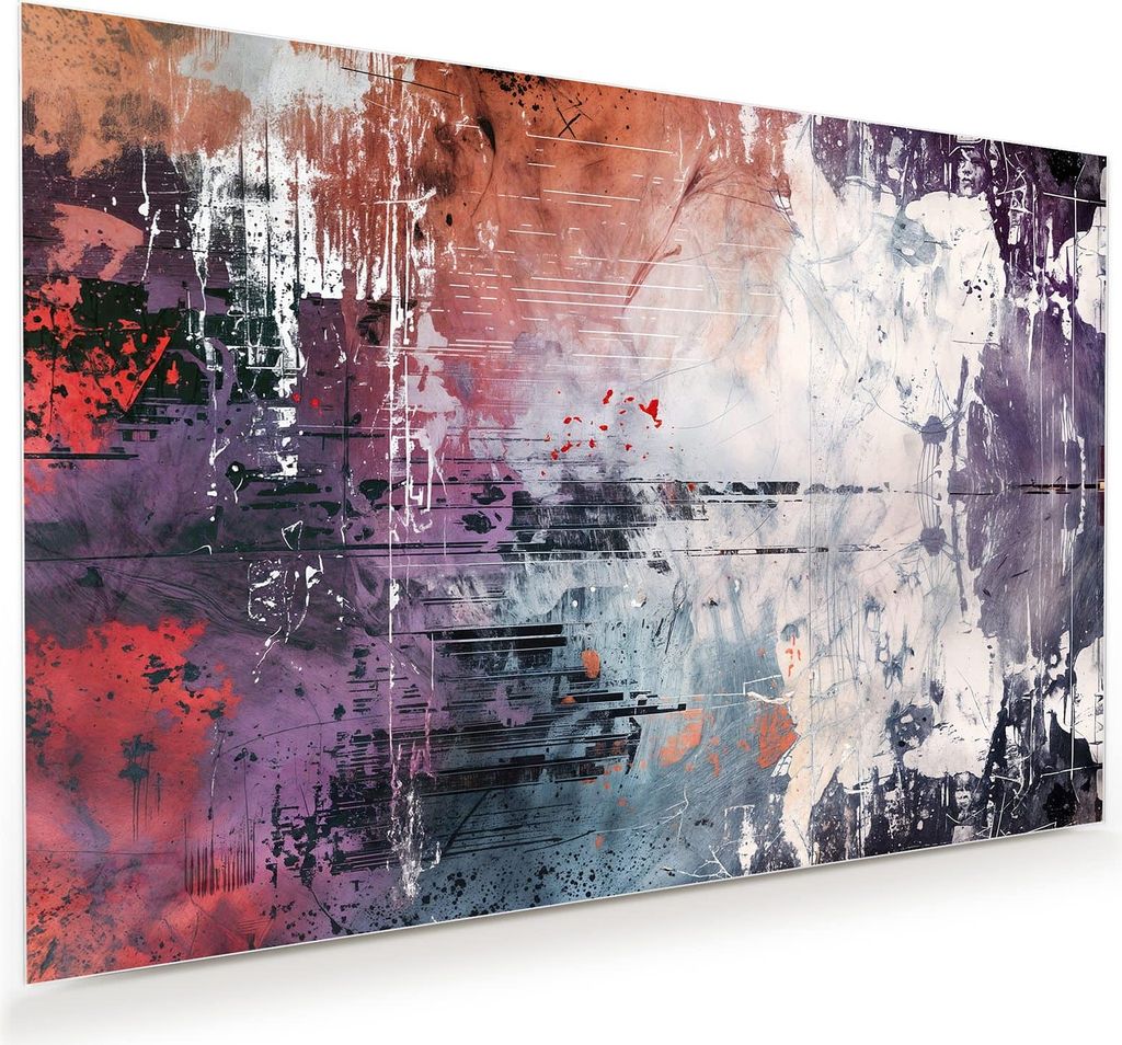 Glasbild 60x40cm in XXL für Wohnzimmer, Schlafzimmer Motiv Abstrakte Kunst