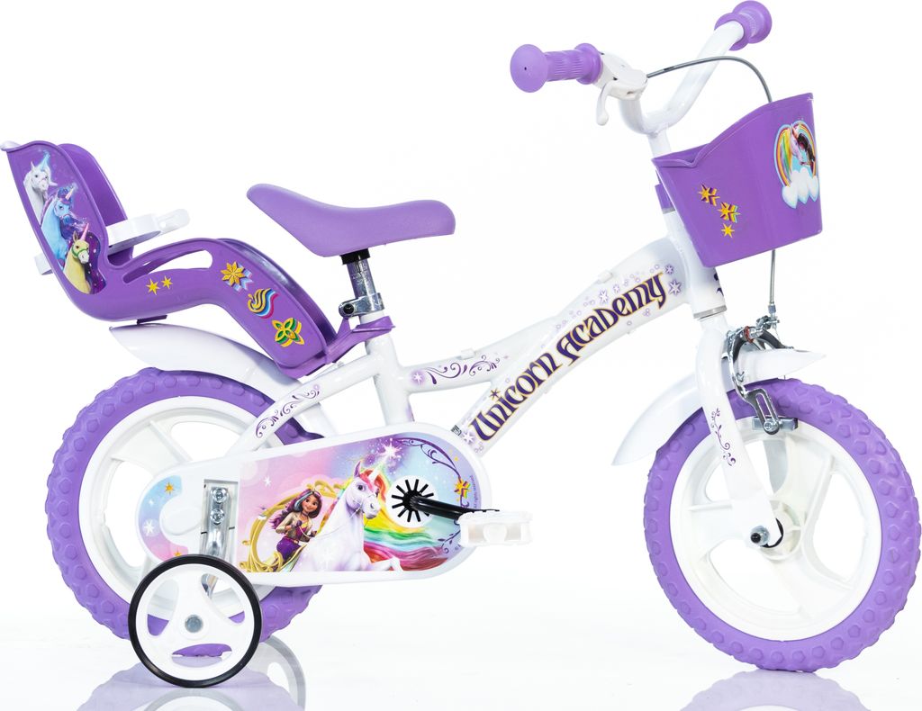 Kinderfahrrad Dino Fahrräder drucken Einhorn ACADEMY 12" Produktbild 