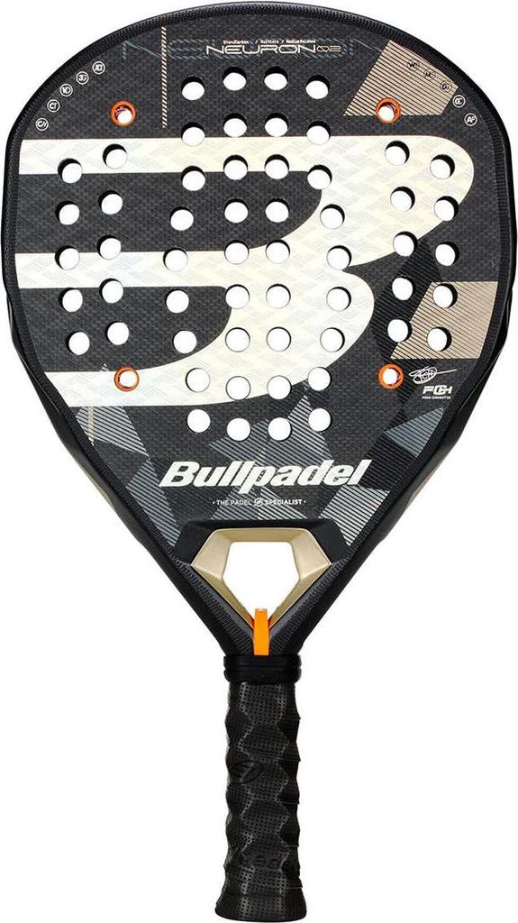Bullpadel Neuron 02 Padel Schläger, Fede Chingotto, Hybrid, 365-375g, 38mm
