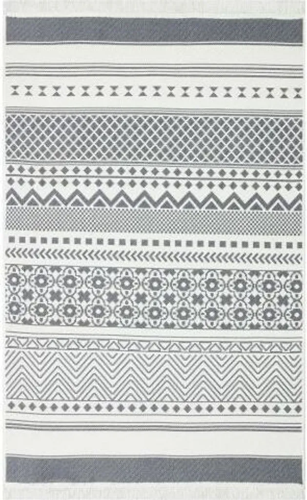 Tapis Kelim Arya 07 gris 120x180 cm - Solution anti-allergie et déco