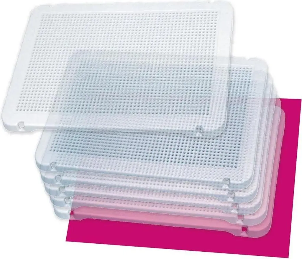 Lot de 6 carreaux de mosaïque transparents en verre pour déco murale
