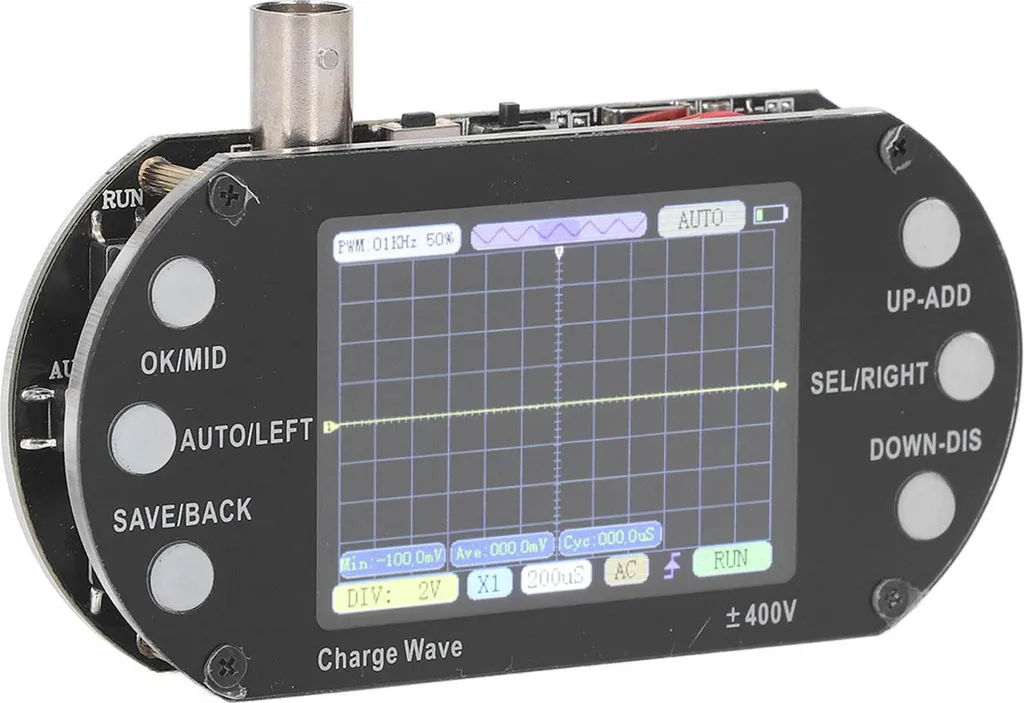Oscilloscope numérique compact pour mesurer vos ondes partout facilement