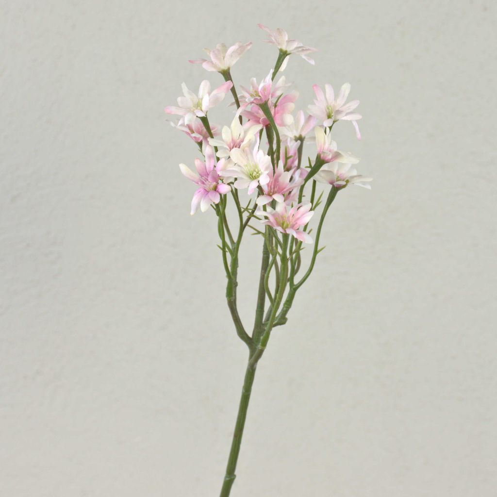 artplants.de Textilblume Strandaster NAMINA, weiß-rosa, 45cm, Ø3-4cm - Kunst Strandaster