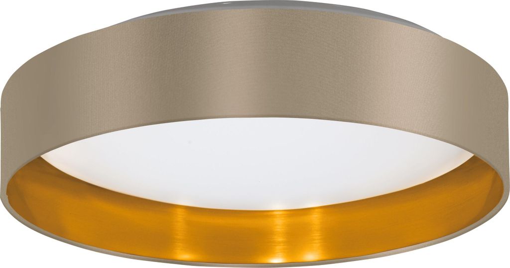 EGLO LED Deckenlampe Maserlo 2, Textil Deckenleuchte, Produktbild 