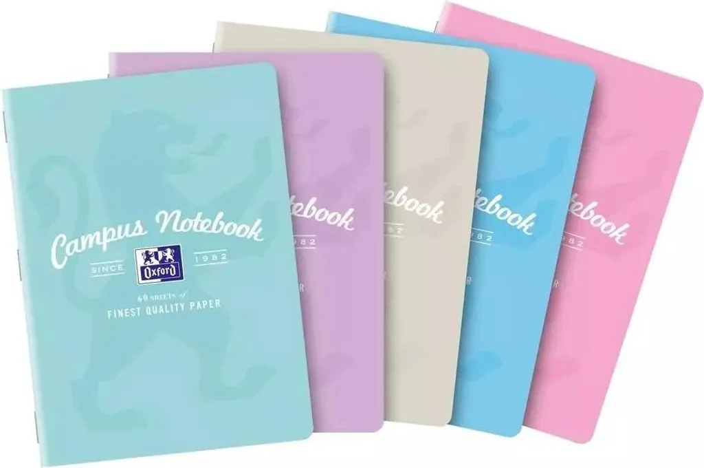 Set 5 Quaderni A5 Minimal Oxford Campus Pastel - Design e Qualità