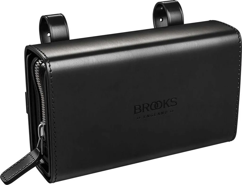 Sacoche de Selle Brooks D-Shaped Black B276700A17202 en Cuir Véritable