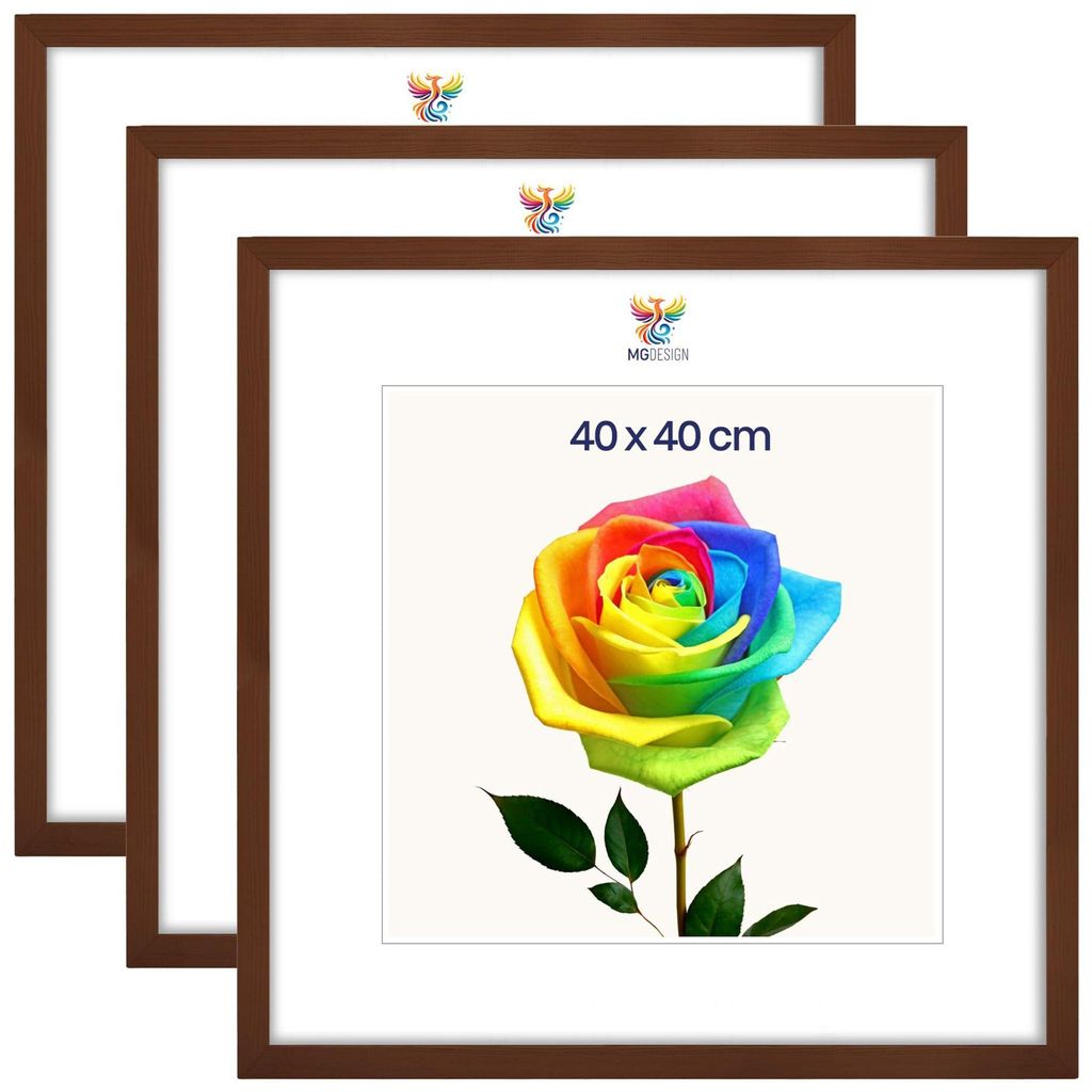 MG Design 3er Set Bilderrahmen 40 x 40 cm - Posterrahmen Produktbild 