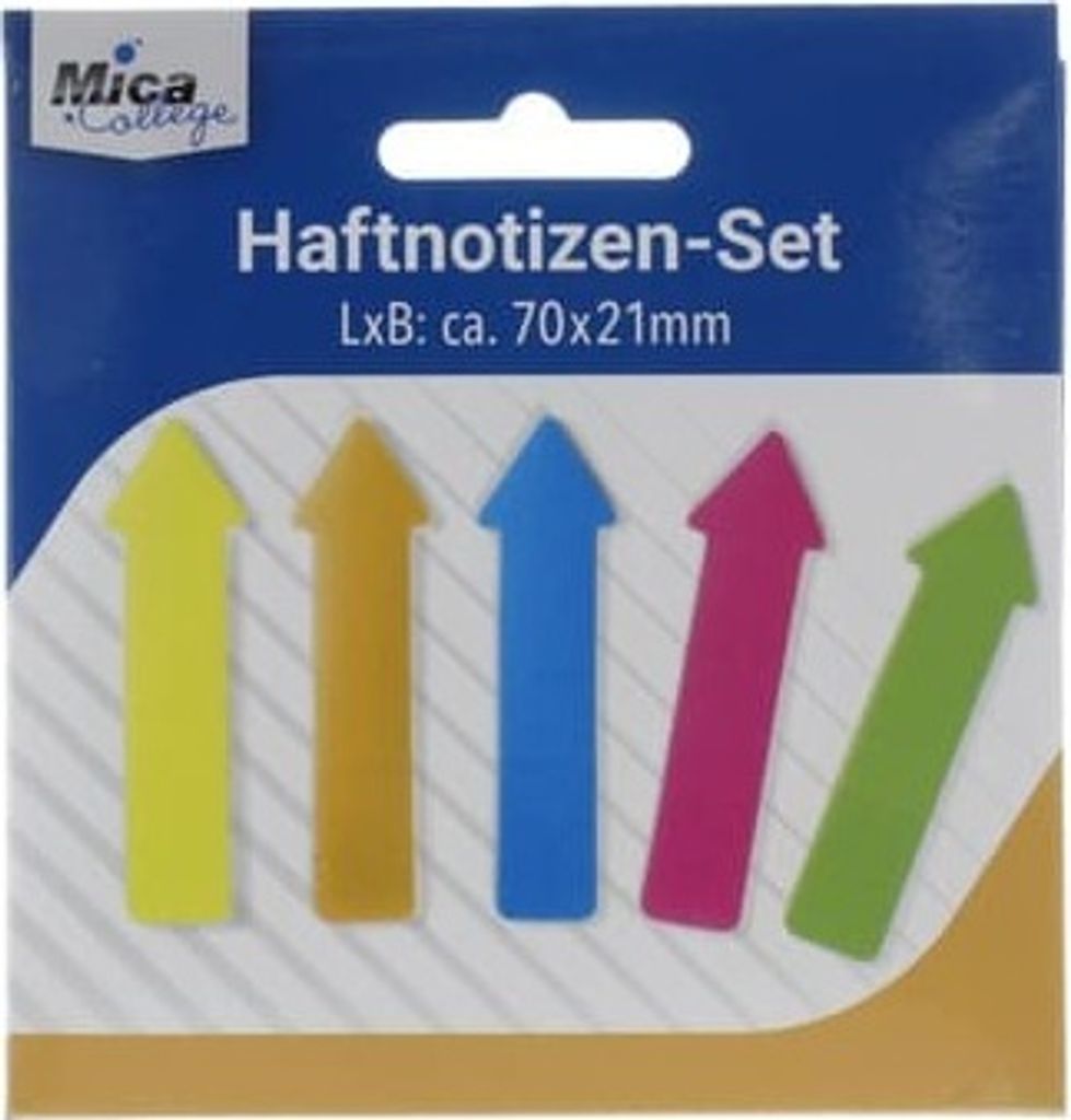 Haftnotizen-Set - Pfeile - ca. 7 x 2,1 cm