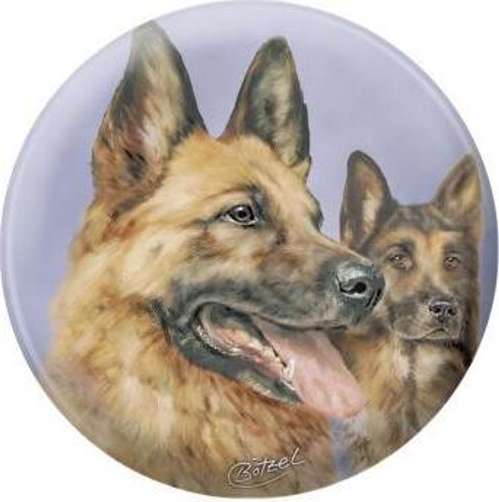 TIERMAGNET - Hund Schäferhund - Kollektion Bötzel - Gr. ca. 5,7 cm - 16192 - Küchenmagnet