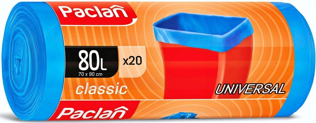 Müllsäcke Paclan Classic 80 l, 20 Stück