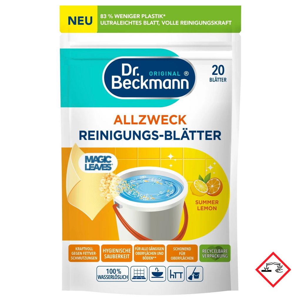 DR. BECKMANN Magic Leaves All Purpose Cleansing Leaves : Obrázek produktu 