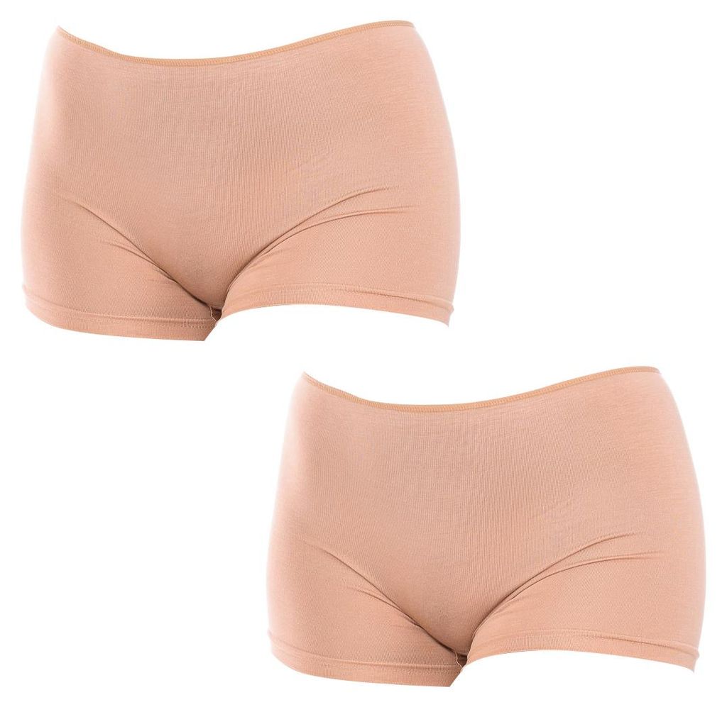 Q-EN 2er-Pack Bambus-Boxershorts für Damen Q901