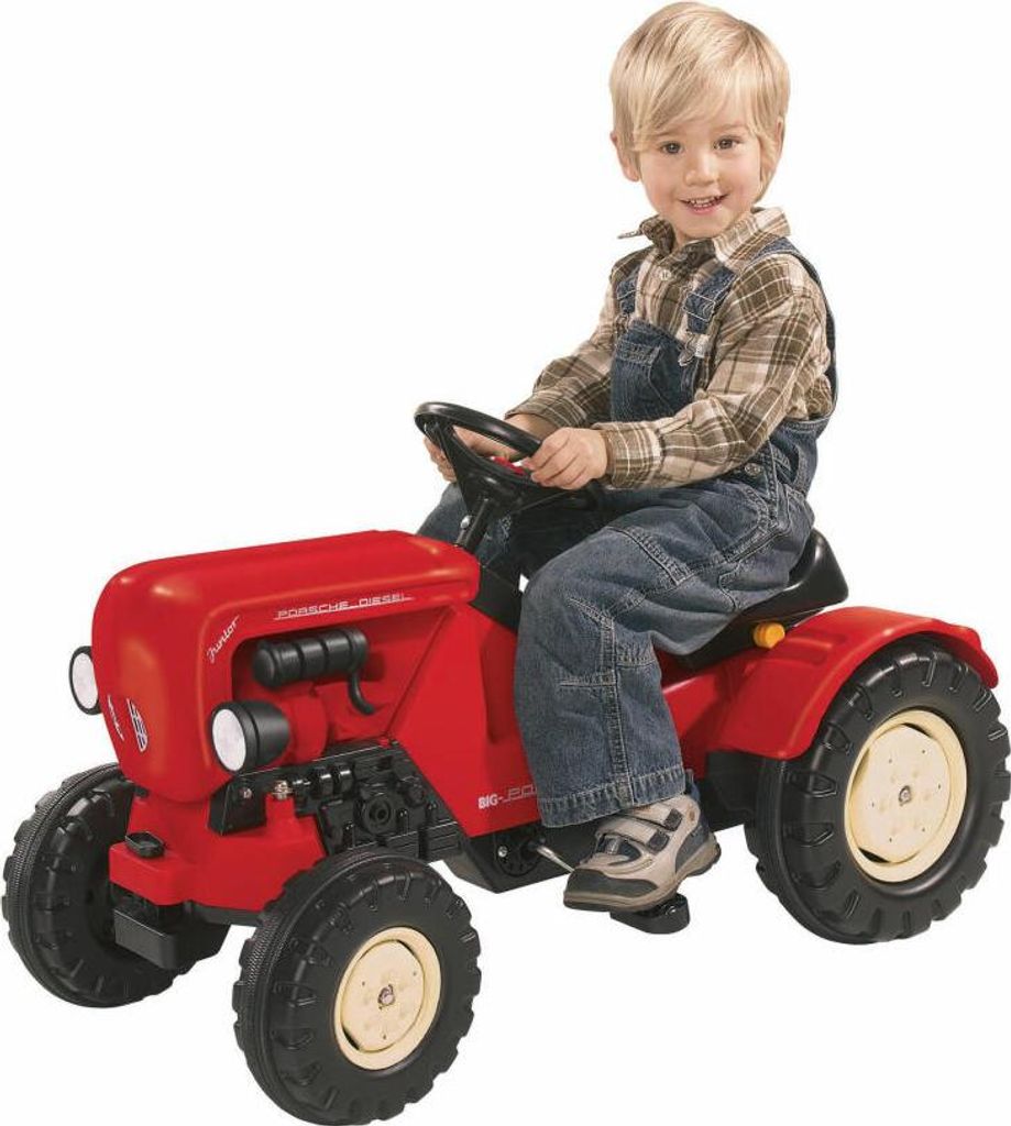 BIG Porsche Diesel Junior Traktor, Kettenfahrzeug, Kinder Immagine del prodotto 