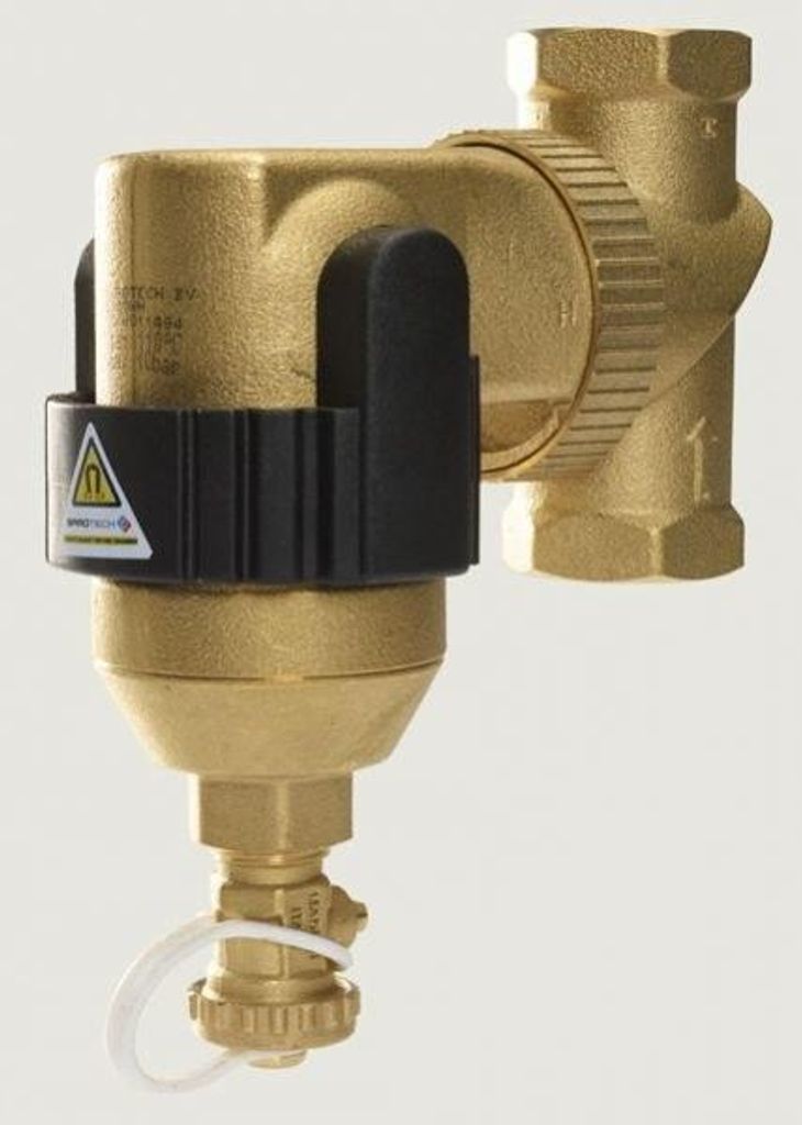 Spirotrap MBC 1 Zoll Schlammabscheider mit Magnet, Drehflansch und Ablassventil