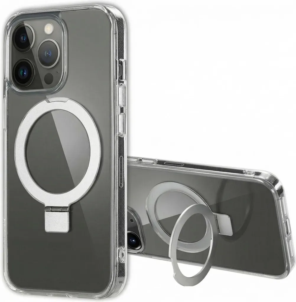 BENTOBEN Custodia MagSafe Per IPhone 13 Pro Max 6.7 Pollici, Trasparente Opaco Con Mandala Nero, Antigiallo E Antiurto - 5
