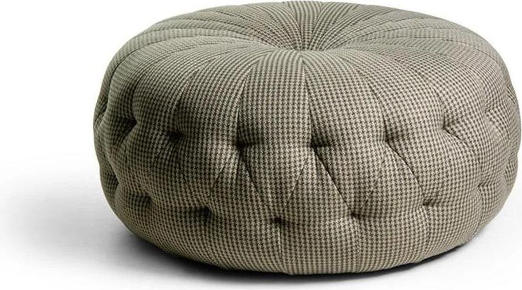 Wohnzimmer Einrichtung Design Hocker Polster Textil Fußhocker Neu