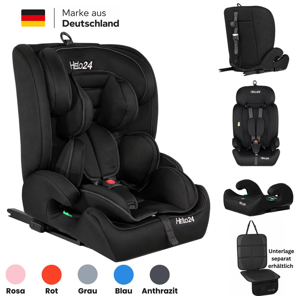 Autokindersitz Kindersitz Isofix Autositz 76-150cm ECE R129/04 K3 ISO Rot