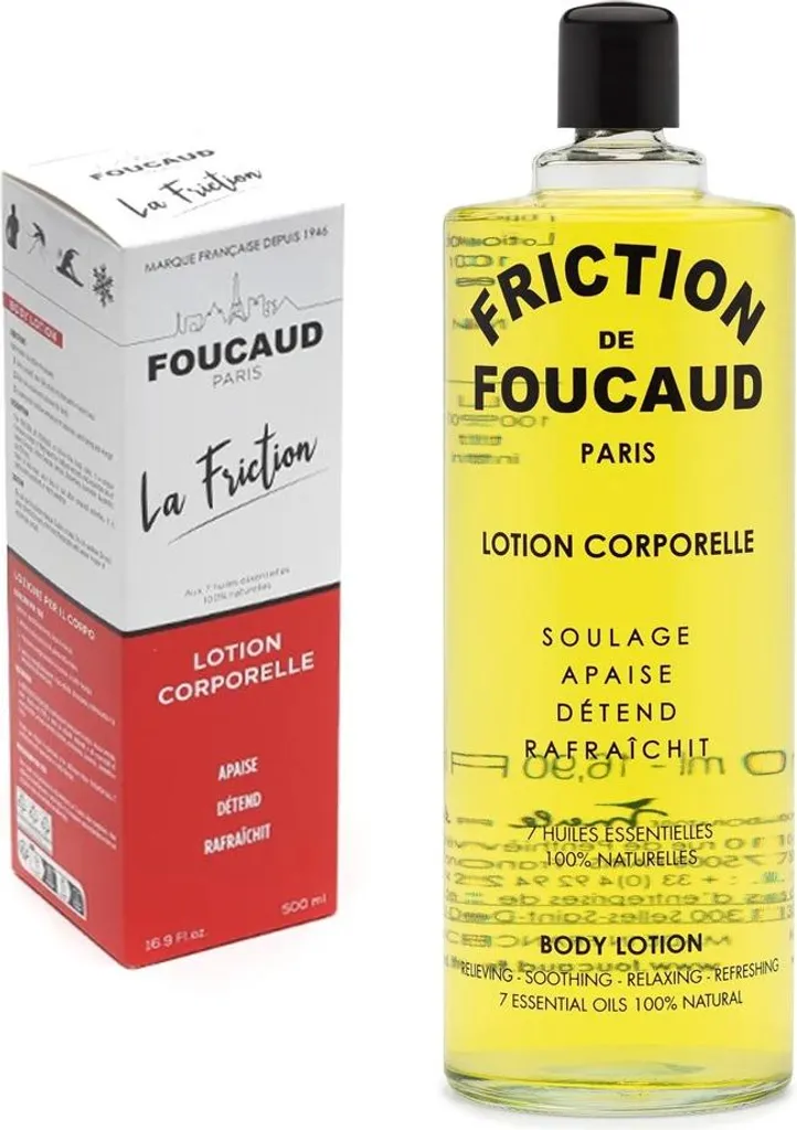 Lotion corporelle tonifiante Friction Foucaud 500ml soin après effort