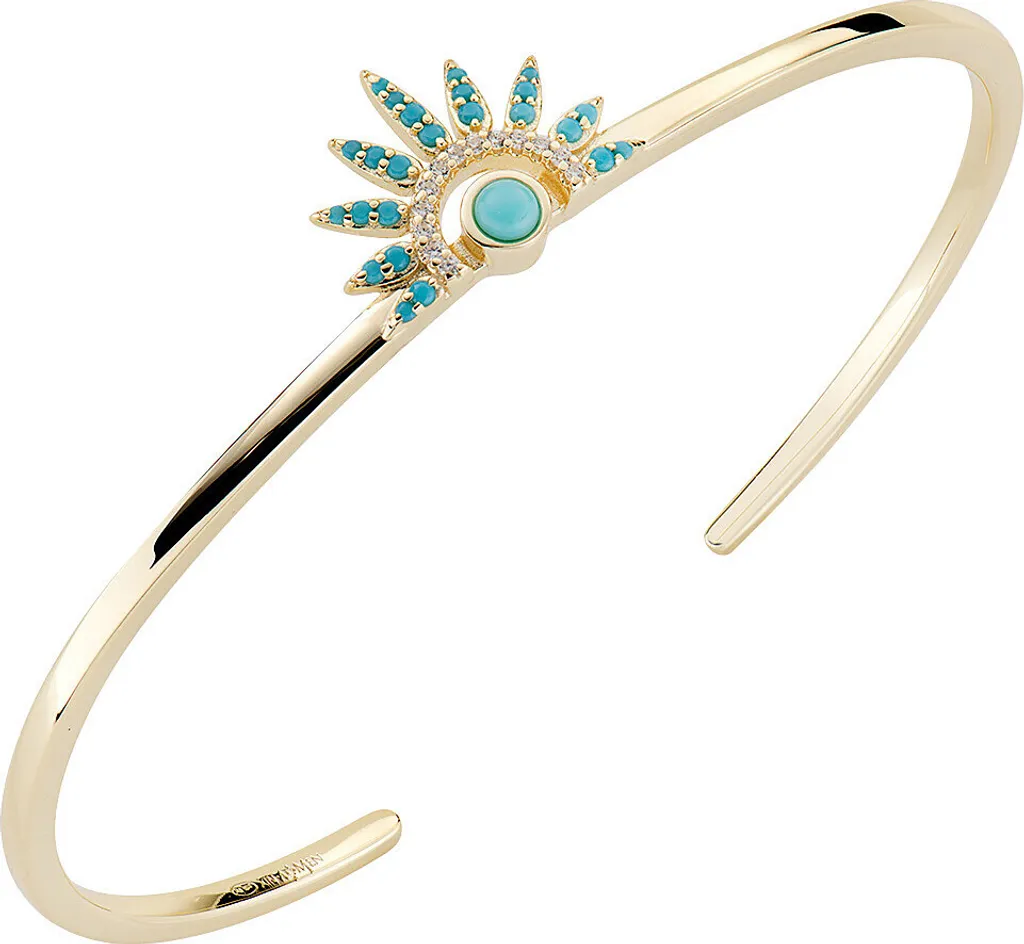 Bracciale Donna Amen Maya Gold: Trend Oro e Zirconi Turchesi Online