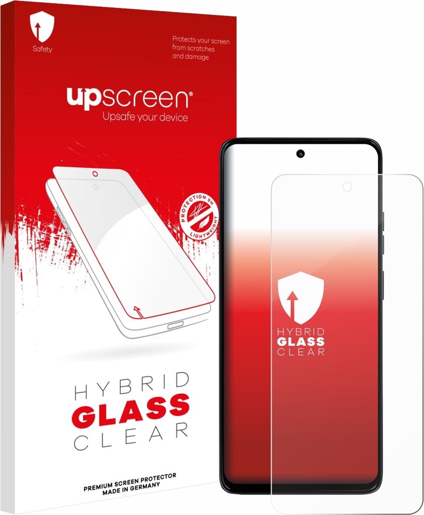 upscreen Schutzglas für Motorola Moto G56 Schutzfolie Panzer Folie Glas Display Schutz klar