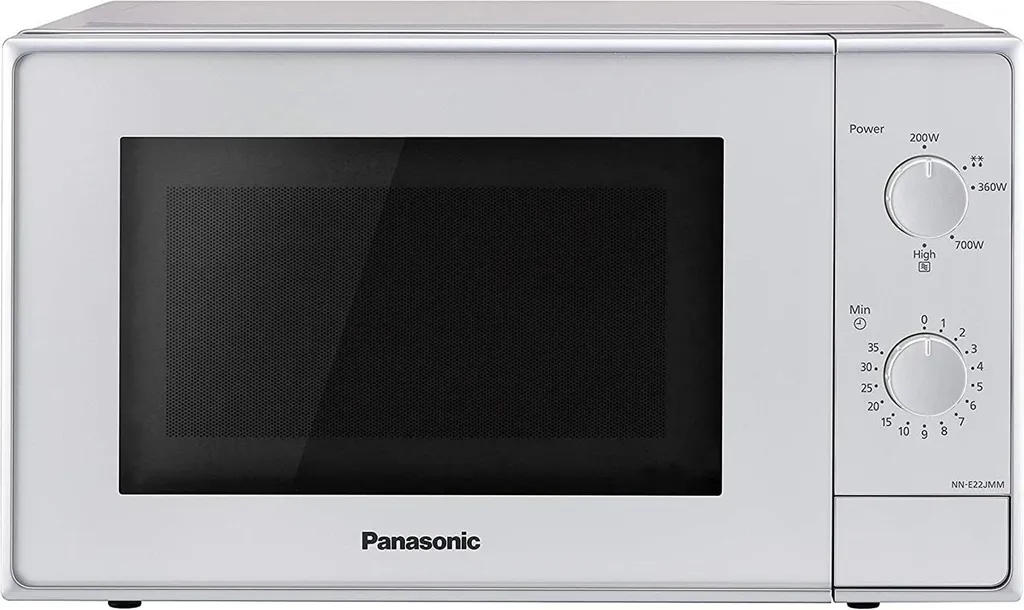 Micro-ondes Panasonic 20L Argent : Idéal pour Réchauffer et Décongeler