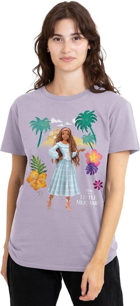 The Little Mermaid - "Island Girl" T-Shirt für Damen TV25338 (XL) (Lavendel)