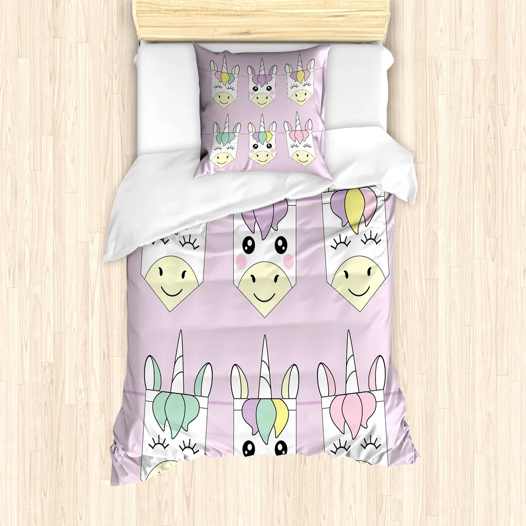 ABAKUHAUS Unicorn Party Set Letto: Entra nel Mondo dei Sogni Colorati