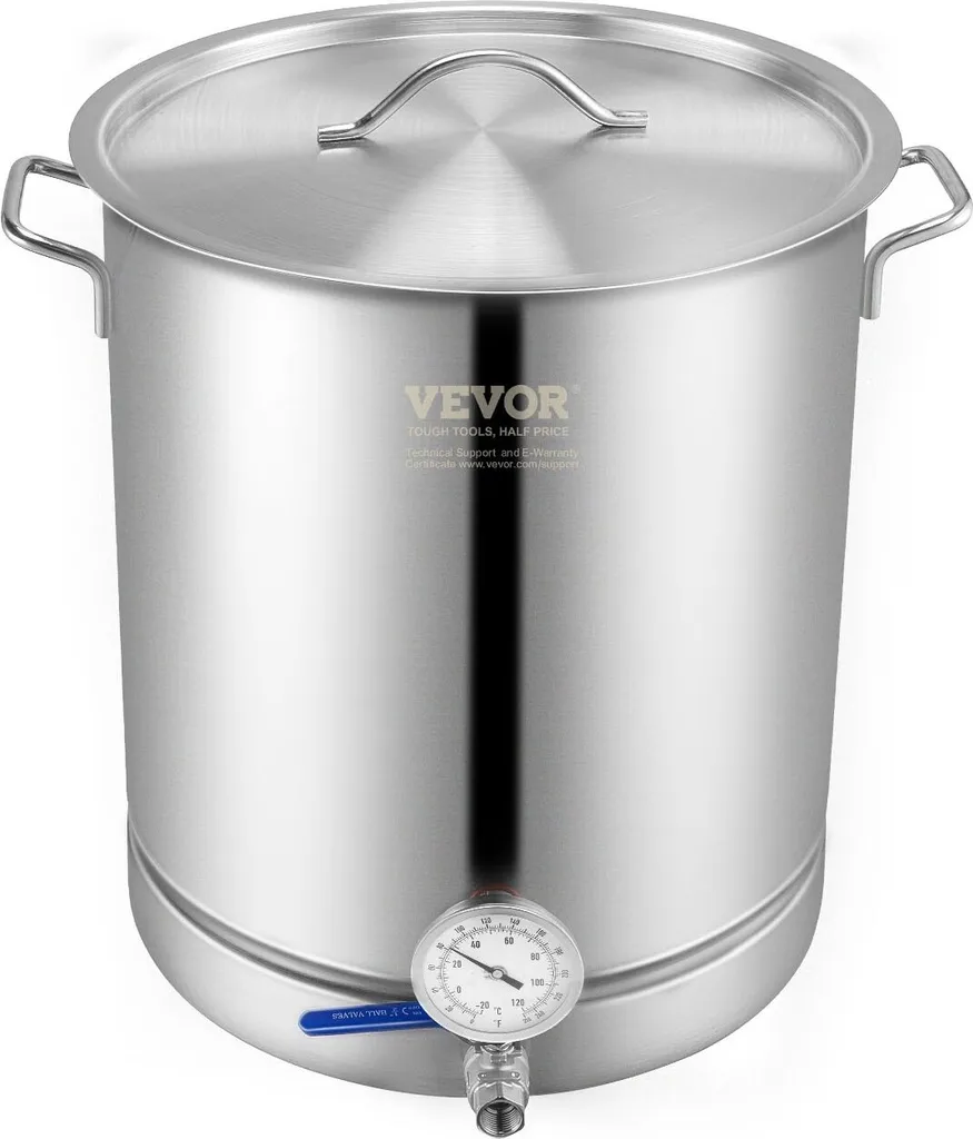 Chaudière de brassage de bière 16 Gal avec thermomètre de précision - 10
