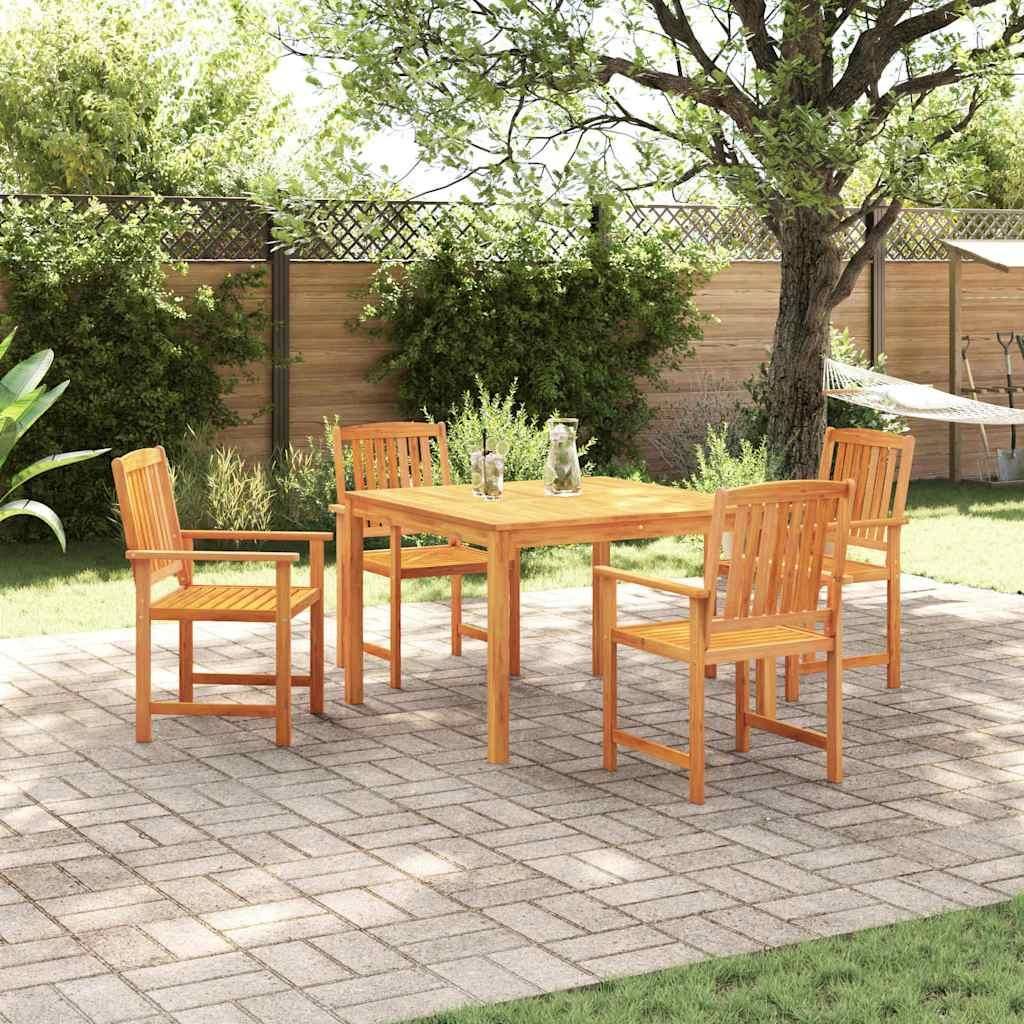 Möbel Garten Essgruppe 5 pcs Braun Akazie Massivholz - Gartenmöbelgarnituren 3375683