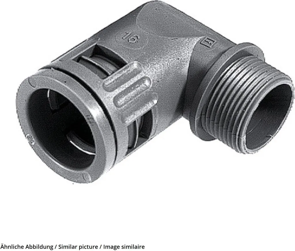 Raccord M32 Silvyn Klick 90° Bk en Polyamide Haute Résistance à l'Usure