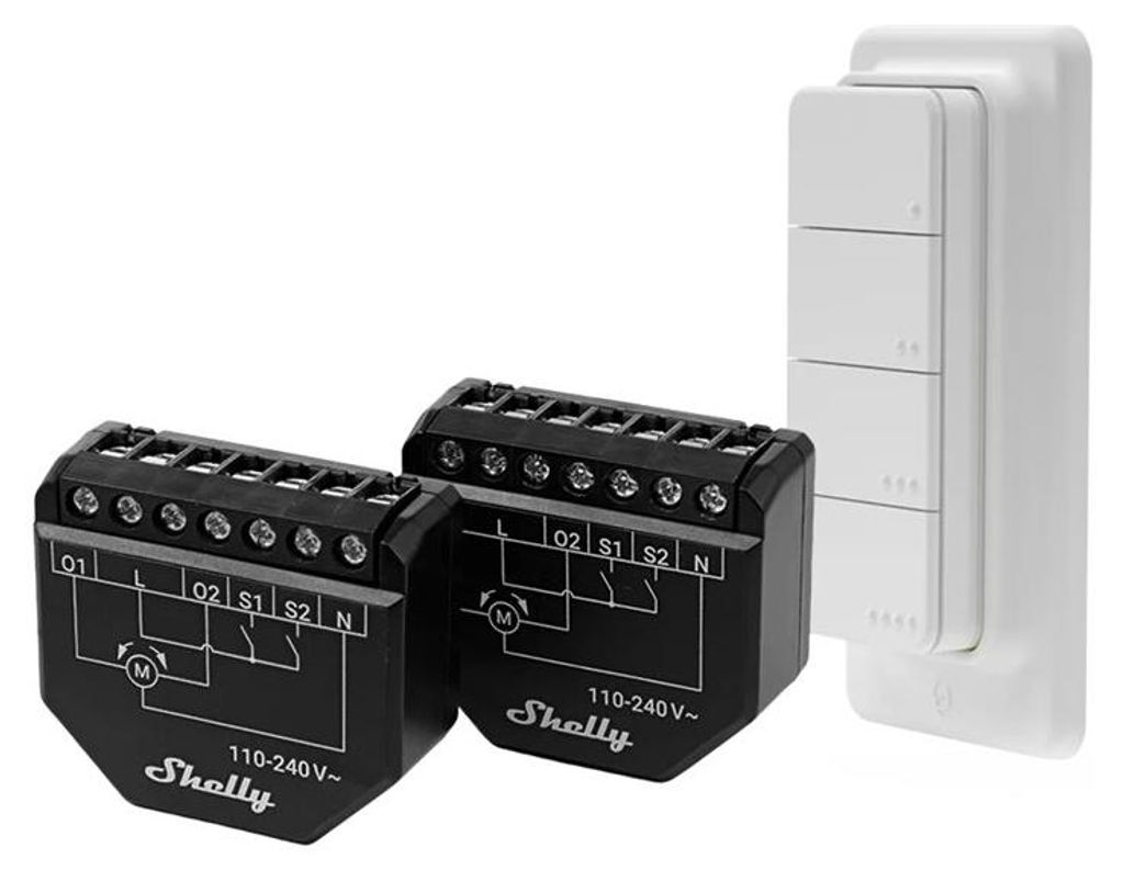 Lot de 2 contrôleurs WiFi pour stores/rideaux Shelly Image du produit 