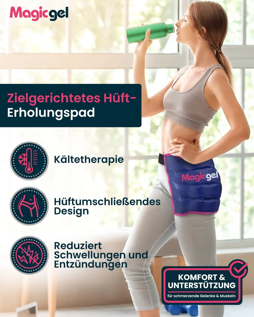 Anti-Douleur Hanche Magic Gel : Compresse pour Récupération Rapide