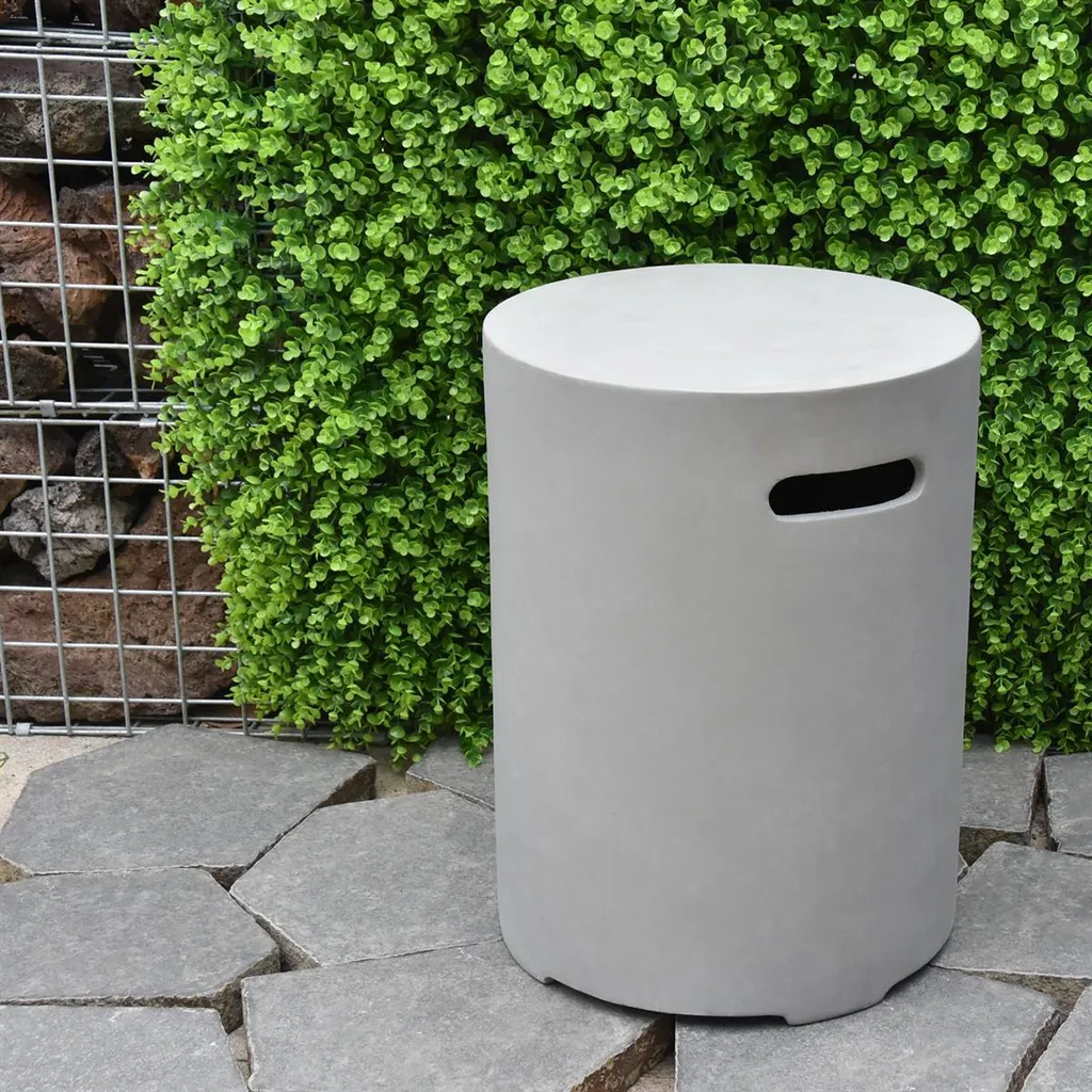Cache-bouteille de Gaz Design en Béton Allégé pour Jardin et Terrasse