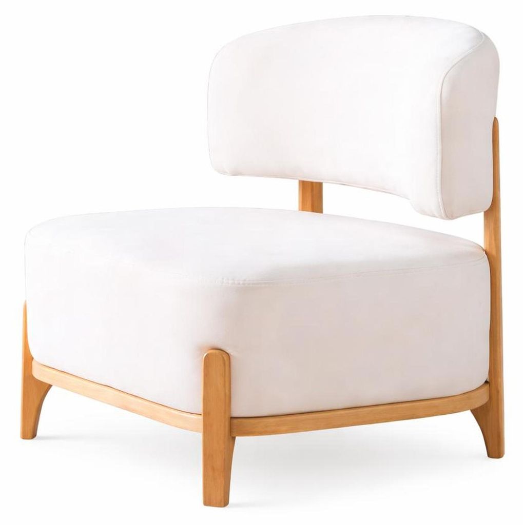 Wohnzimmer-Set 3-Sitzer-Sofa Weiß Moderner Stil Weiche Armlehnen Neu