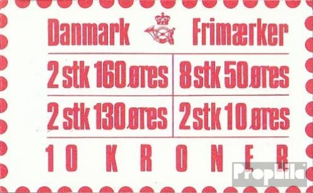 Briefmarken Dänemark 1981 Mi MH28 (kompl.Ausg.) postfrisch Produktbild 