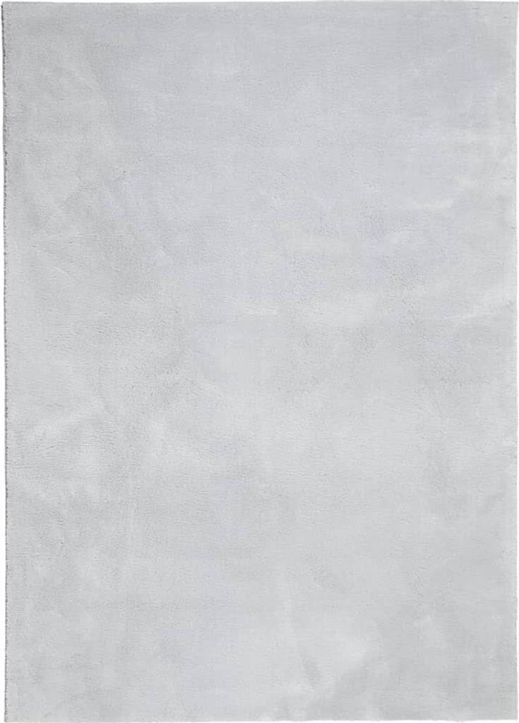 Teppich HUARTE Kurzflor Weich und Waschbar Grau 200x280 cm