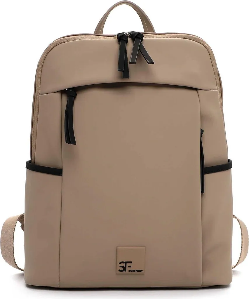 SURI FREY SFY Shiny sac à dos ordinateur portable Cityrucksack taupe