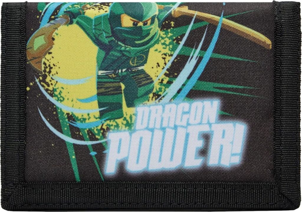 LEGO Ninjago Wallet 10103-2401, Geldbörse, für Jungen, Schwarz
