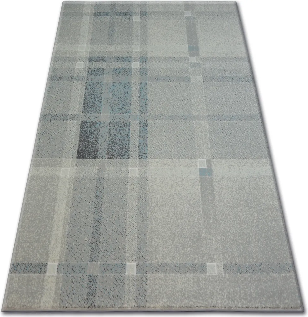 Tapis PATARA 0225 en Fibre Acrylique Premium Turquoise et Beige 80x150