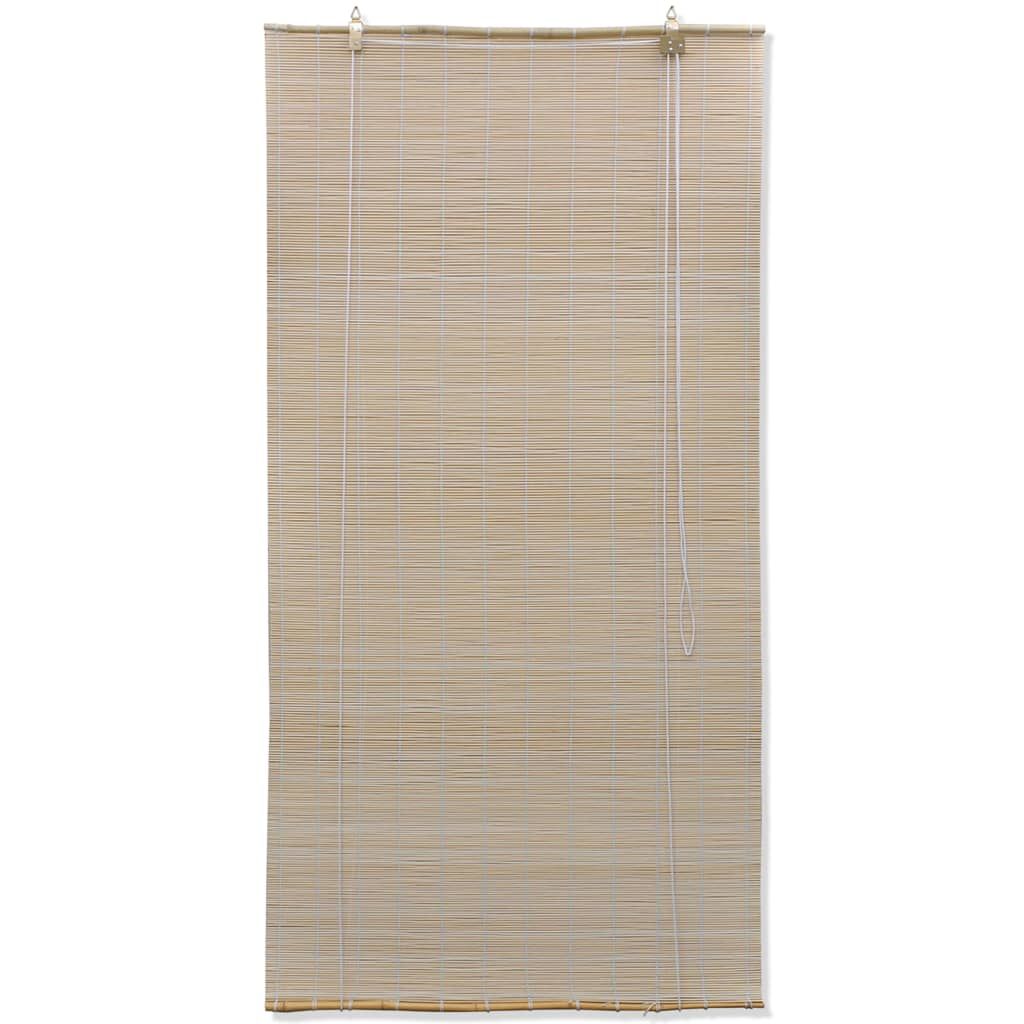 vidaXL Tenda a rullo in bambù naturale 80x160 cm Immagine del prodotto 