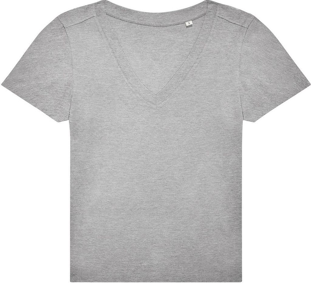 B&C - T-Shirt V-Ausschnitt für Damen RW10506 (XXL) (Hellrot)