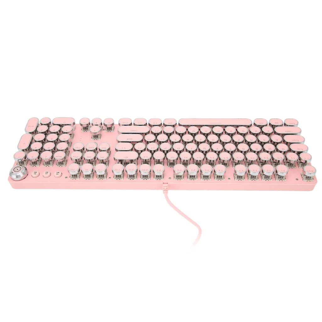 Clavier gamer mécanique bicolore haute performance à 104 touches pro