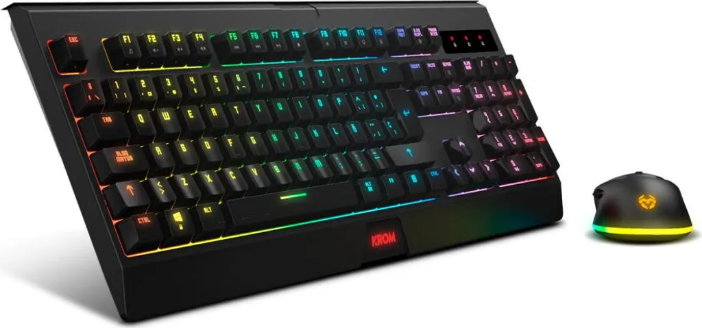 Clavier Gamer Krom NXKROMKBLSP Multicolore Qwerty avec Pavé Numérique - 2