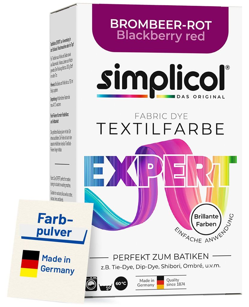 Simplicol peinture textile Expert mûre-rouge 150g Image du produit 