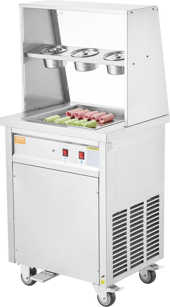 Maschine für frittierte Eiscreme-Rollen Eiscreme-Rollenmaschine 13,8 x 13,8 Zoll Pfanne