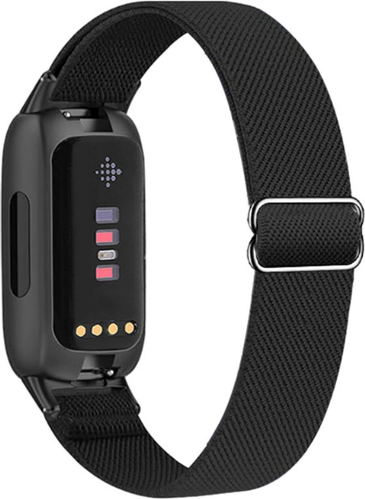 INF Fitbit Inspire 3 Řemínek z elastického nylonu Černá Obrázek produktu 